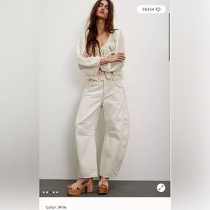 We the free good luck mid rise barrel jean